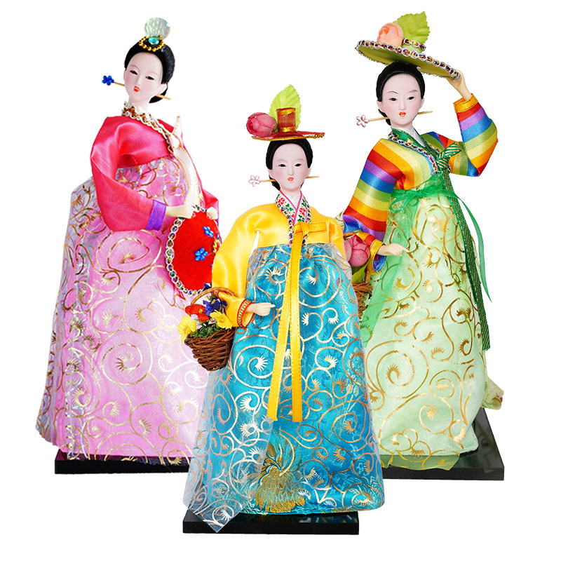 Korean Lifestyle Movie - Boneca nacional coreana de 30 cm,