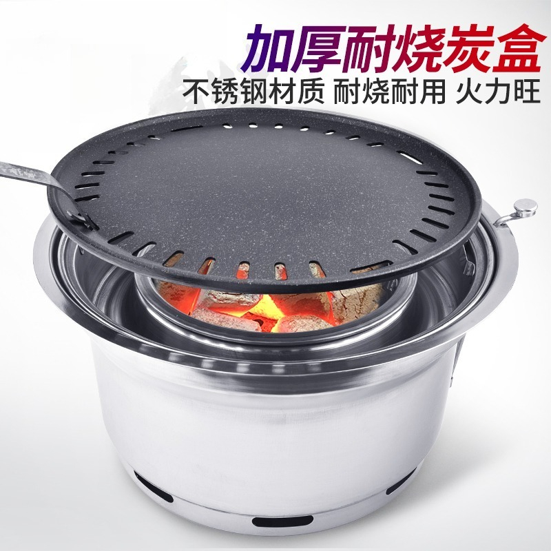 Korean Bbq Grill - Churrasqueira Coreana Portátil, Cozinha Interna e