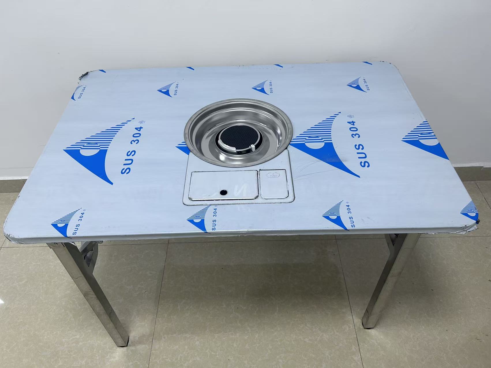 Mesa de jantar quadrada dobráv - Korean Bbq Grill avaliação e preço