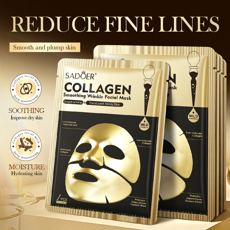 SADOER Máscaras faciais de col - Sheet Mask Collagen avaliação e preço